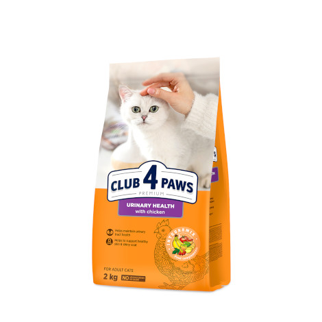 CLUB 4 PAWS PREMIUM – SAÚDE URINÁRIA. RAÇÃO SECA PARA GATOS ADULTOS