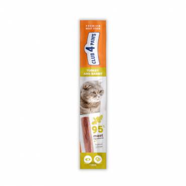 CLUB 4 PAWS PREMIUM STICKS DE CARNE – PERU E COELHO. ALIMENTO COMPLEMENTAR PARA GATOS