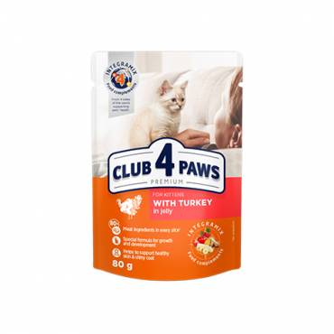 CLUB 4 PAWS PREMIUM FOR KITTENS “JELLY” - PERU. ALIMENTO HÚMIDO PARA GATINHOS