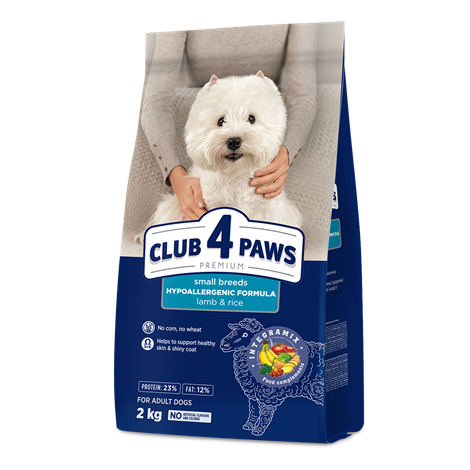 CLUB 4 PAWS PREMIUM – CORDEIRO E ARROZ. RAÇÃO SECA PARA CÃES ADULTOS DE TODAS AS RAÇAS