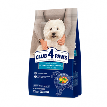 CLUB 4 PAWS PREMIUM – CORDEIRO E ARROZ. RAÇÃO SECA PARA CÃES ADULTOS DE TODAS AS RAÇAS