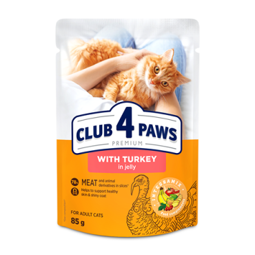 CLUB 4 PAWS PREMIUM “JELLY” – PERU. ALIMENTO HÚMIDO PARA GATOS ADULTOS