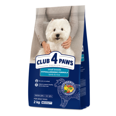 CLUB 4 PAWS PREMIUM – CORDEIRO E ARROZ. RAÇÃO SECA PARA CÃES ADULTOS DE TODAS AS RAÇAS