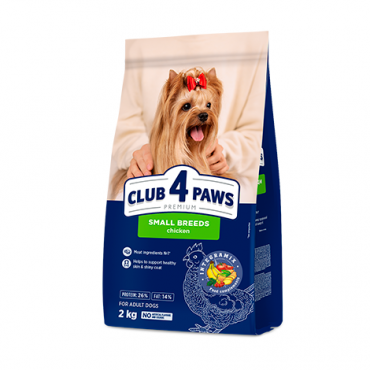 CLUB 4 PAWS PREMIUM – CÃES DE PORTE PEQUENO. RAÇÃO SECA PARA CÃES ADULTOS